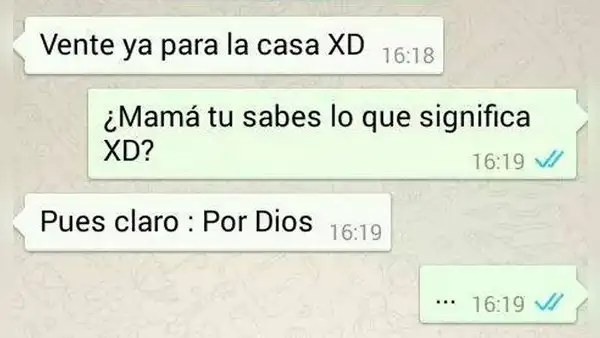 WhatsApp: ¿cuál es el significado de ‘xD’ y por qué muchos piensan que es ‘por Dios’?