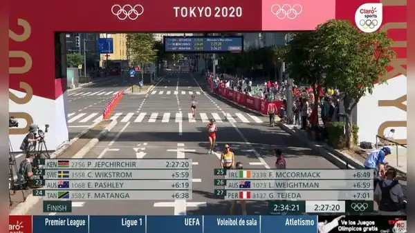 ¡Vales un Perú! Gladys Tejeda culminó en el puesto 27 en la maratón femenina en Tokio 2020