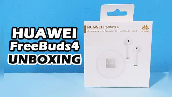 Huawei FreeBuds 4: unboxing de los nuevos auriculares con cancelación activa de ruido
