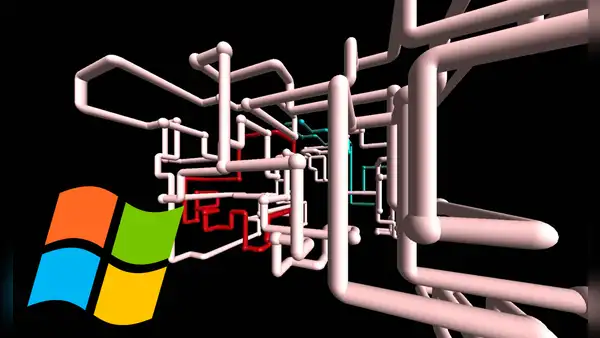 Windows: ¿qué pasó con el famoso protector de pantalla de las tuberías 3D?