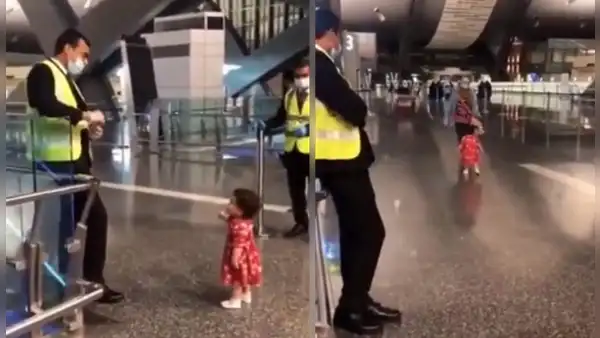 Niña conmueve con emotiva reacción al pedir permiso para despedirse de su tía en el aeropuerto