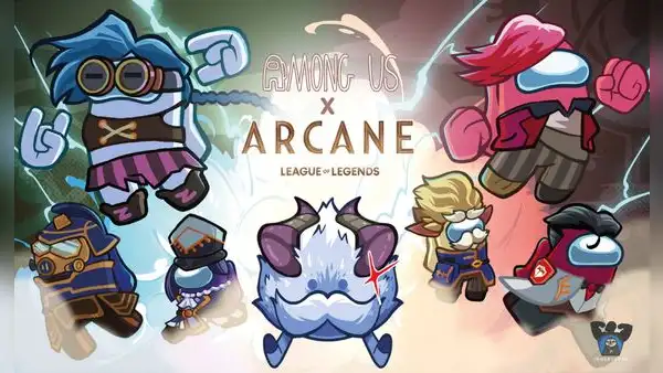Among Us: se revelan oficialmente todas las skins y elementos de la serie Arcane