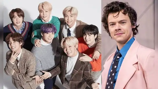 BTS en concierto de Harry Styles: la diversión de los idols antes de los AMAs 2021