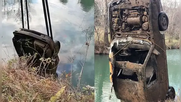 Youtuber encuentra en el río un auto vinculado a la desaparición de jóvenes hace 21 años
