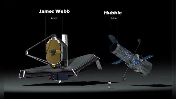Las diferencias entre el telescopio Hubble y su prometedor sucesor James Webb