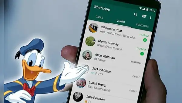 WhatsApp: ¿te gustaría que el Pato Donald te avise cuando recibas un mensaje nuevo?