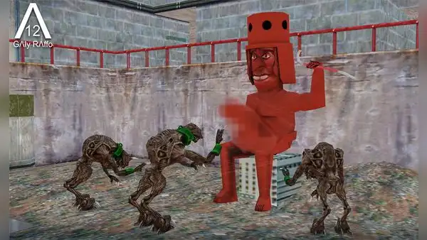 Huaco erótico de Moche: recrean el popular monumento en Half-Life
