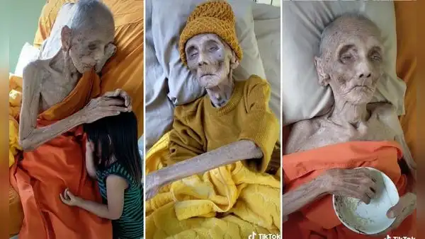 Luang Pho Yai, el monje que impacta con su edad y estado físico en redes