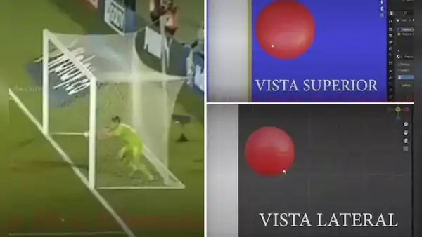 Experto en plataformas 3D habría confirmado que el balón si entró al arco en el Perú vs. Uruguay