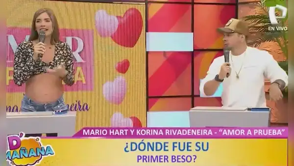 Korina contó que fue ella quién besó primero en su relación con Mario Hart: “Él no hacía nada”