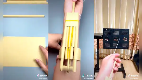 Joven enseña cómo hacer red de telaraña al mismo estilo de Spiderman con materiales prácticos