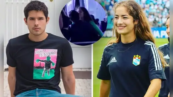 Andrés Vílchez y futbolista Alessia Sanllehi son captados en apasionado ampay