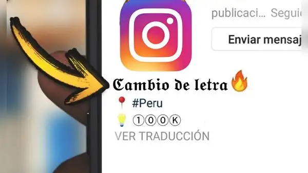 Instagram: ¿cómo puedo cambiar fácilmente las letras en la descripción de mi perfil?