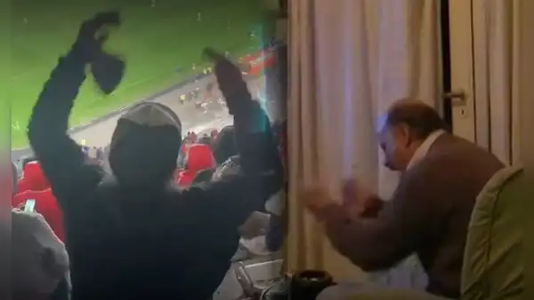 Tano Pasman estalló tras gol anulado de Suárez y su hija trata de calmarlo: “Papá te va a dar algo”
