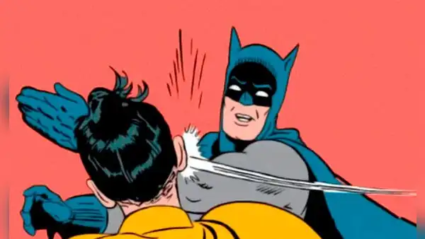 ¿Cuál es el origen del meme de Batman dándole una cachetada a Robin que se hizo viral?