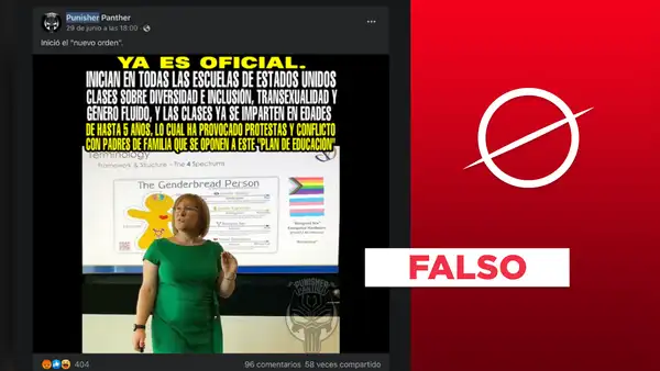 No, EE. UU. no “inició en todas sus escuelas” clases sobre diversidad e inclusión, transexualidad y género fluido