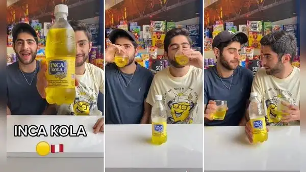 Gemelos extranjeros prueban Inca Kola por primera vez y califican su sabor “como a chicle”