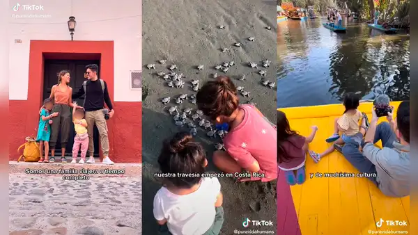 Padres venden todas sus pertenencias para viajar por el mundo junto a sus hijas