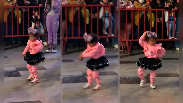 Niña demuestra sus mejores pasos de festejo peruano y se lleva todos los aplausos del público