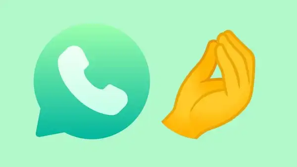WhatsApp: ¿qué significa el emoji de los dedos juntos apuntando hacia arriba?