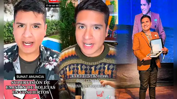 Cristhian Palomino: ¿quién es y cómo inició el popular ‘Chico de las noticias’, que la ‘rompe’ en TikTok?