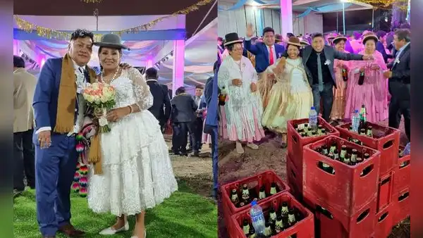 ¡Espectacular boda! Así se celebran los matrimonios puneños en la capital