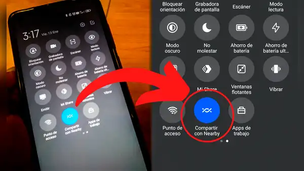 ¿Qué significa el compartir con Nearby de tu celular y para qué sirve?