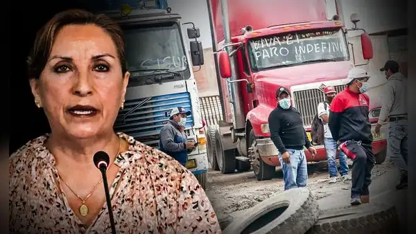 Camioneros le dan ultimátum de 48 horas a Dina Boluarte: advierten apagado de motores