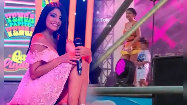 Nickol Sinchi es sorprendida por su hijo durante show de Corazón Serrano: "Bailando a mi lado"