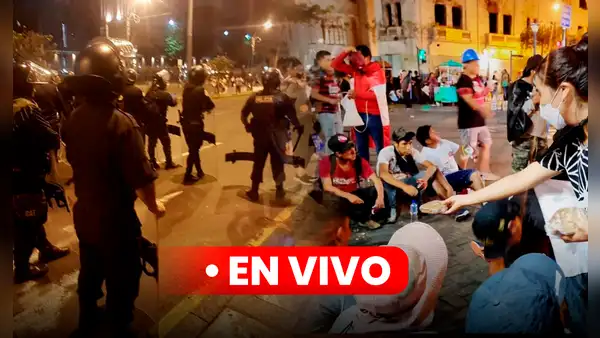 HOY, Marcha en Lima EN VIVO: efectivos policiales resguardan la plaza San Martín