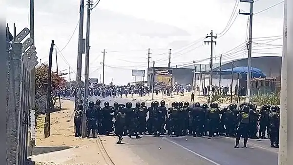 Protestas en Perú: violentos enfrentamientos sacudieron Ica