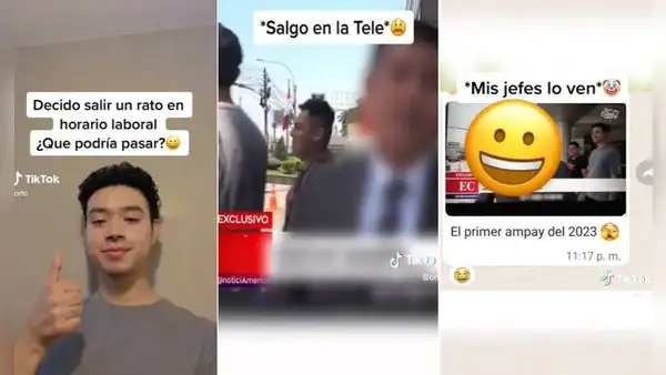 Sale de casa en horario laboral y cámara de televisión lo expone: “Primer ampay del 2023”