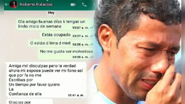 Los mensajes de ‘Chorri’ Palacios que confirman infidelidad: "Mi esposa puede ver mi fono, no me escribas"