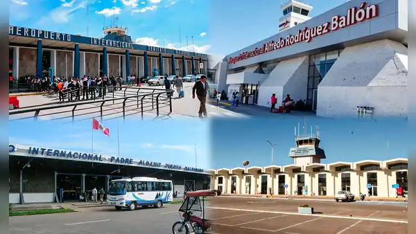 ¿Qué aeropuertos han reanudado sus operaciones en las regiones del Perú?