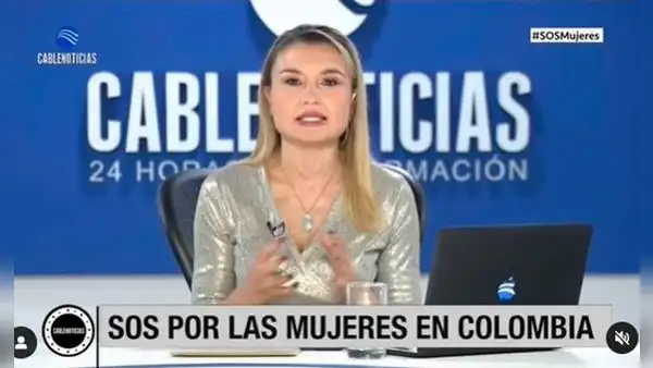 Periodista colombiana revela en vivo que fue víctima de violencia de género: “Casi me mata mi expareja”