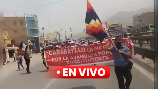 Marcha en Lima EN VIVO: manifestantes se movilizan desde la av. Túpac Amaru hacia el Centro de Lima
