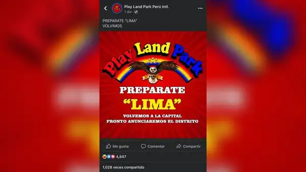 Play Land Park anuncia su regreso tras accidente y usuarios reaccionan: “Lleven su alicate”