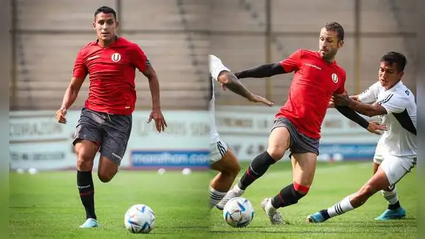 La nueva dupla de Universitario: Calcaterra y Valera armaron un golazo en amistoso