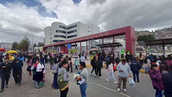 UNSAAC realizó examen de admisión en medio de protestas y bloqueo de vías