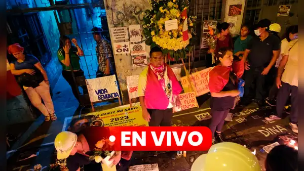 Marcha en Lima EN VIVO: Policía dispersa a manifestantes que realizaban vigilia en zona donde murió Víctor Santisteban