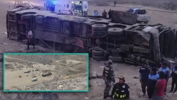 En Piura se elevó a 26 la cifra de muertos en vuelco de bus