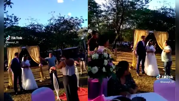 Padre interrumpe matrimonio de su yerno al descubrir que se estaba casando con otra mujer