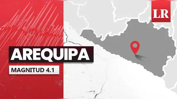 Temblor de magnitud 4.1 se sintió en Arequipa hoy, según IGP