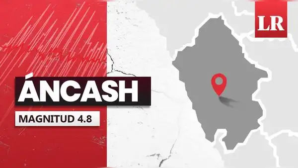 Temblor de magnitud 4.8 se sintió en Áncash hoy, según IGP