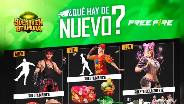 Free Fire: agenda semanal del 1 al 6 de febrero con Recarga de la Suerte y Armas Royale