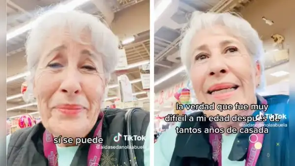 Adulta mayor se divorcia y asegura que fue lo mejor que pudo hacer a su edad: "Soy feliz"