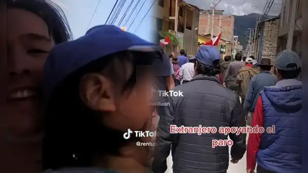 Extranjero protestó junto con su familia peruana contra el Gobierno: “El Perú es el país más luchador”