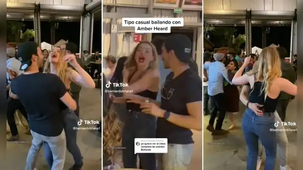 Joven baila "Como una flor", de Selena Quintanilla, con extranjera que resultó ser Amber Heard