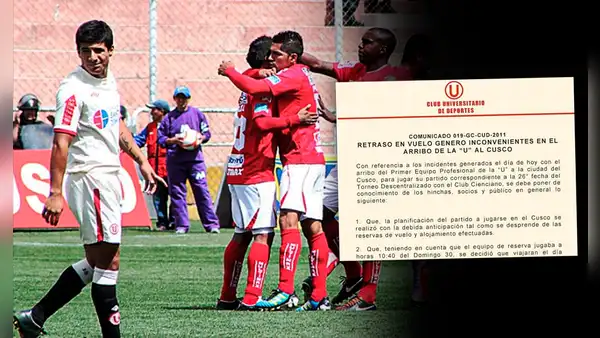 La vez que Universitario empezó jugando con 9 futbolistas por ahorrarse la estadía del hotel