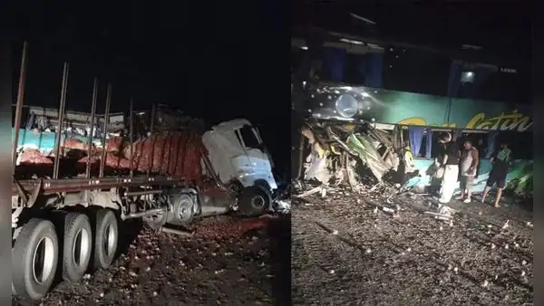 Seis fallecidos tras triple choque entre bus, camión y tráiler en Arequipa